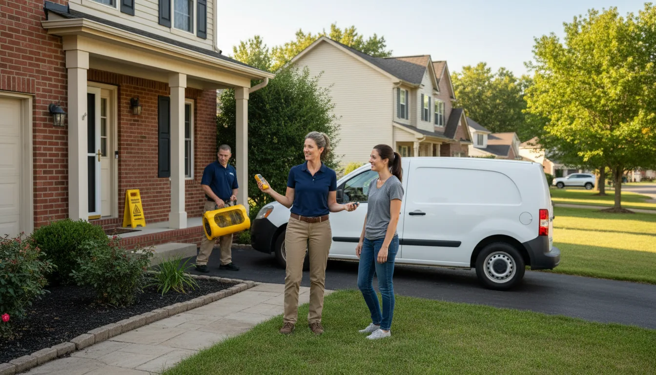 Water restoration image for Home Water Damage Repair in Casa, AR